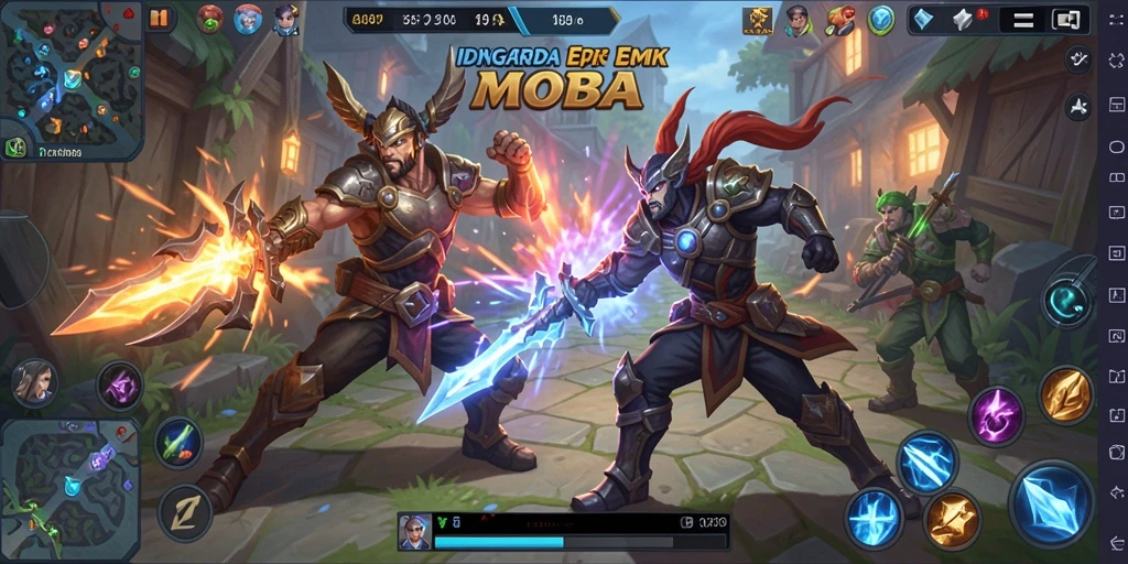 Tampilan gameplay seru dan mendebarkan dari IDNGARUDA.