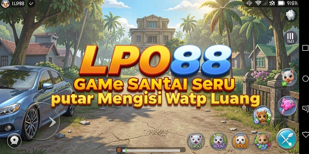Tampilan gameplay <strong>LPO88</strong> yang cerah dan menghibur.